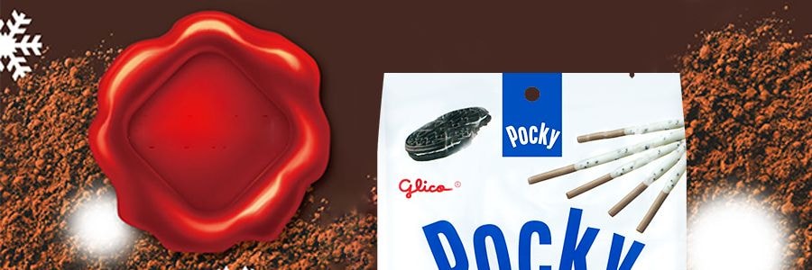 GLICO格力高 Pocky百奇 奧利奧奶油塗層餅乾棒 家庭裝 9包入
