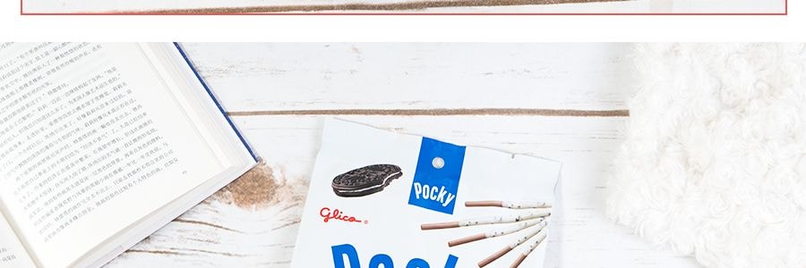 GLICO格力高 Pocky百奇 奧利奧奶油塗層餅乾棒 家庭裝 9包入