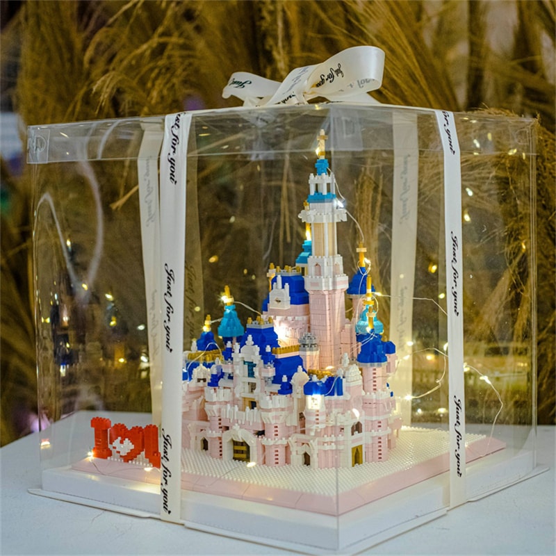 【中国直邮】乐高微小颗粒积木迪士妮益智玩具大型城堡   迪士尼城堡