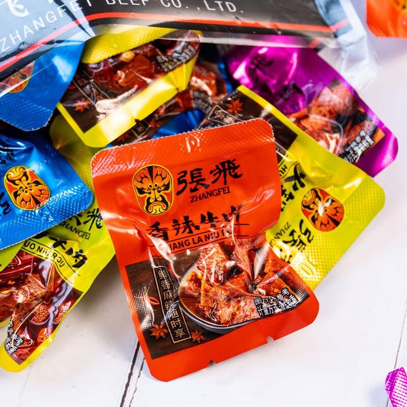 【中國直郵】 蜀風雅香 張飛牛肉多味350g四川特產休閒零食解饞小吃獨立小包裝 混合-350g-香辣 燒烤 火鍋 鹵味 350 克