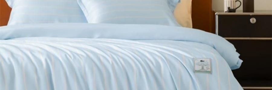 THE BEAST野兽派 都市野兽 黑豹天丝印花床品四件套六尺床单款 220*240cm, 水滴蓝