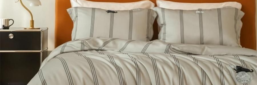 THE BEAST野兽派 都市野兽 黑豹天丝印花床品四件套六尺床单款 220*240cm, 水滴蓝