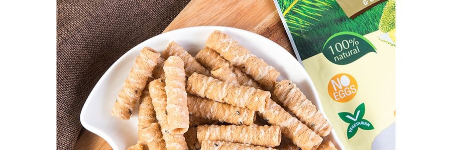 泰國COCO 正宗椰子捲 榴槤風味 100g