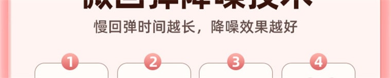 【中国直邮】 困困鸭 猫咪隔音耳塞 超级隔音 睡觉专用 睡眠神器 静音降噪 学生-紫色猫爪款  6枚装*|预计到达时间3-4周