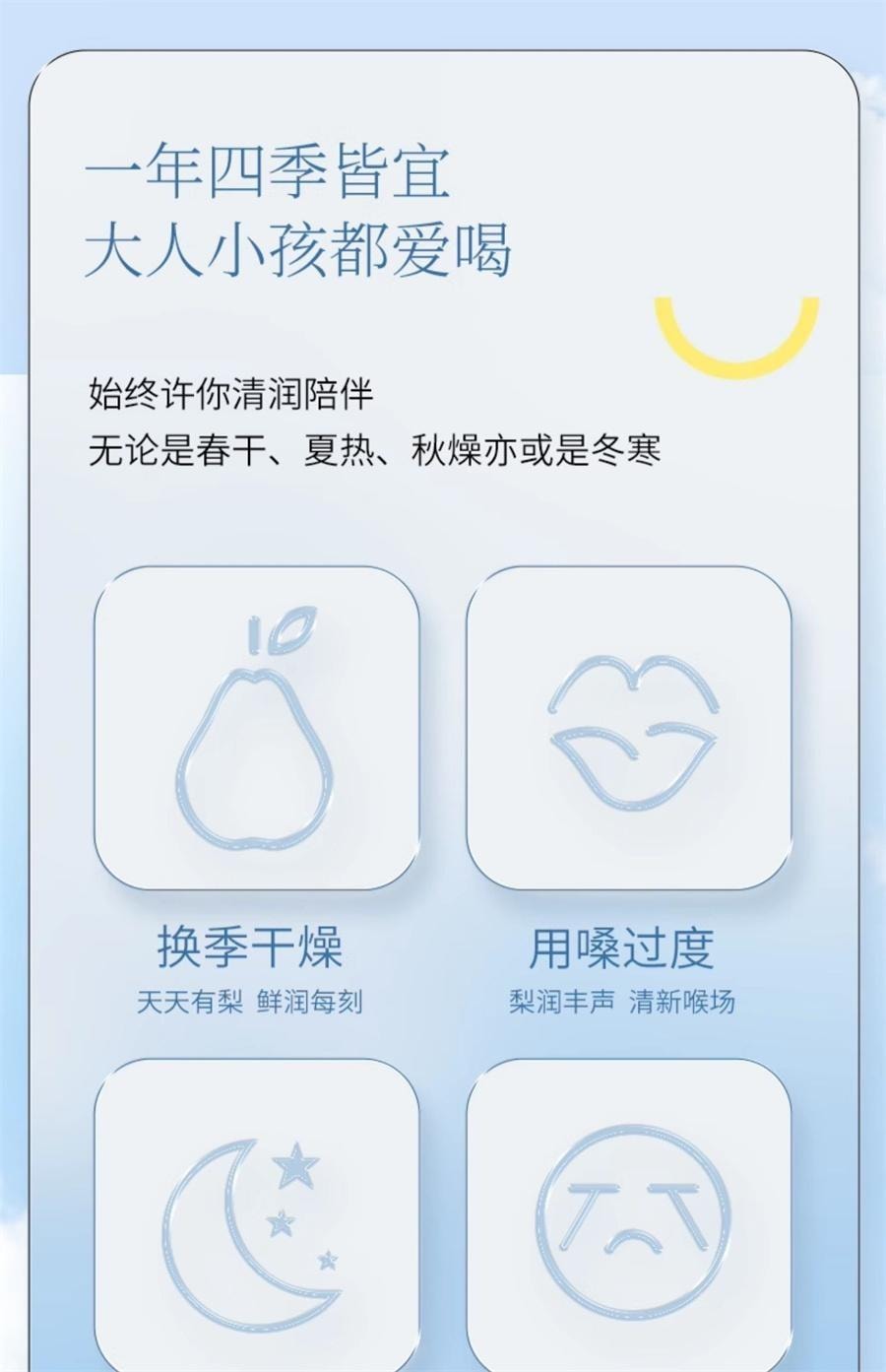 【中國直郵】 泡小燕 悉尼飲 即食冰糖燉悉尼清潤消暑免燉煮解膩枸杞鮮梨羹 12gx6包/盒