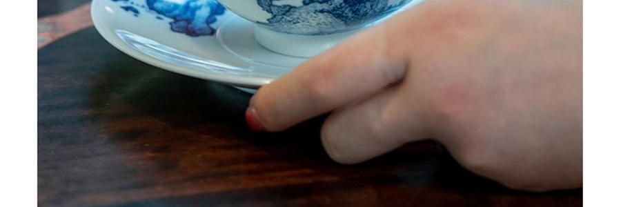 蓝印东方 相伴见山 景德镇青花陶瓷餐具碗盘 饭碗圆碗 米饭碗 4.5" *4【4份超值装】