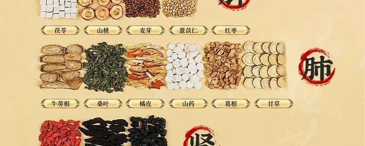 杞里香 25味人参益甘茶 30罐礼盒茶 【一月健脾】