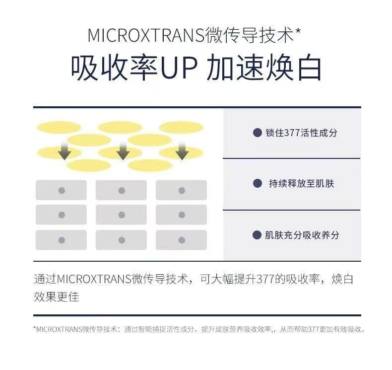 【中國直效郵件】 肌膚未來377 377美白精華液 保濕淡斑改善暗沉 菸鹼醯胺提亮膚色18ml