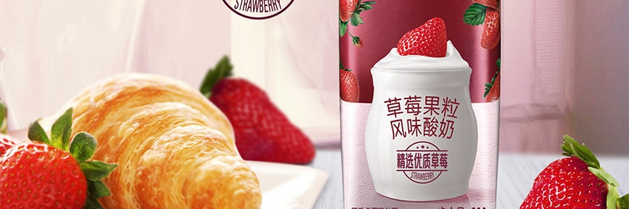 【赠品】蒙牛 纯甄风味酸奶 草莓味 200g