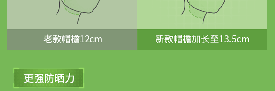 BENEUNDER蕉下 女士空顶防晒帽-渐变棕-55-58 