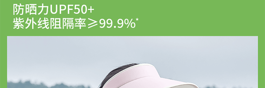 BENEUNDER蕉下 女士空顶防晒帽-渐变棕-55-58 