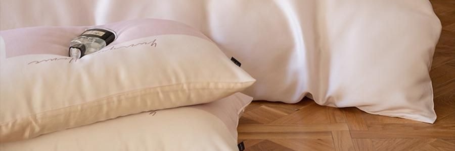 YUNYU芸裕家居 簡約輕奢雙拼60S蘭精天絲四件組 胭脂粉 220cm×240cm