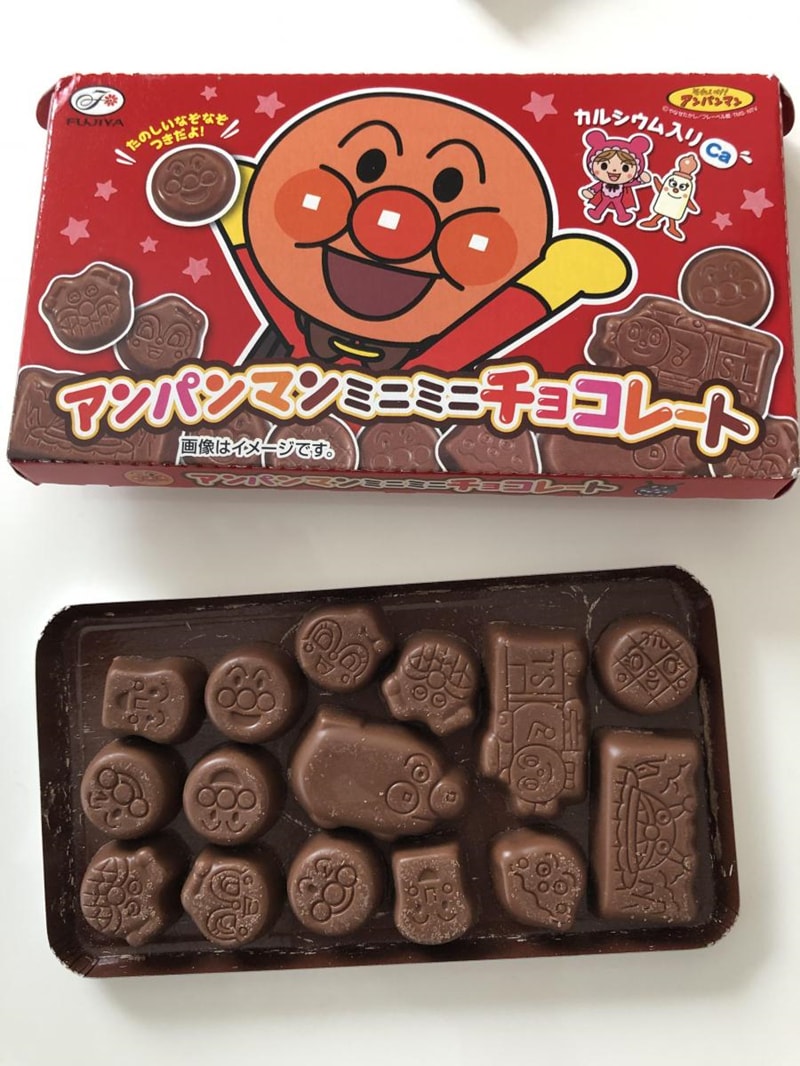 【日本直郵】日本不二家FUJIYA×麵包超人 牛奶巧克力 15粒裝