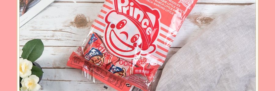 台灣味王 小王子乾脆麵 煙燻培根口味 20包入 300g