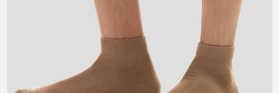 BANANAIN蕉内 301S短筒袜男士运动短袜 无骨棉袜防滑防臭纯色袜子 5双装 均码