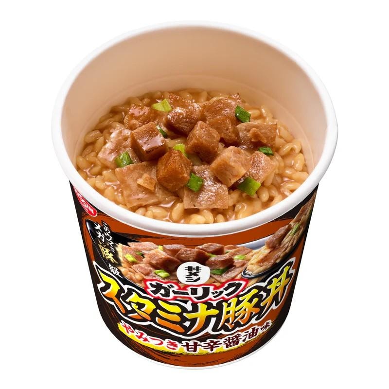 【日本直郵】 日本 NISSIN 日清 熱水5分鐘即食 蒜香豬肉飯 107g 1人份