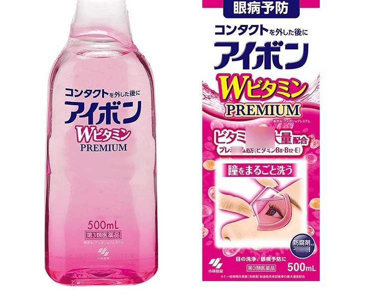 KOBAYASHI 小林制药||眼部清洁洗眼液 粉色3-4度||500ML