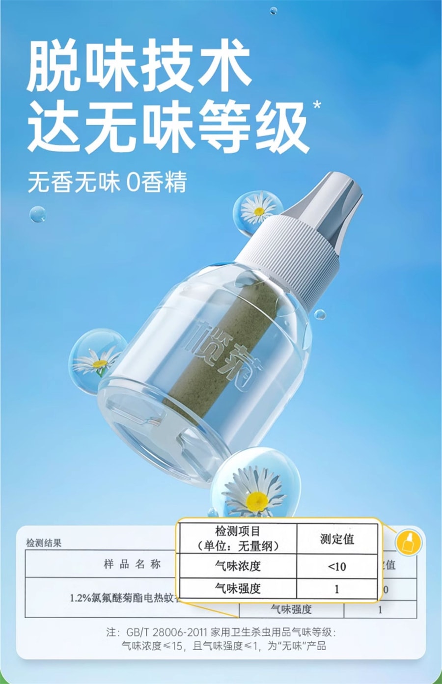 【中國直郵】欖菊 電熱蚊香液家用驅蚊液插電式電蚊液體無香味補充裝防蚊 4液1器