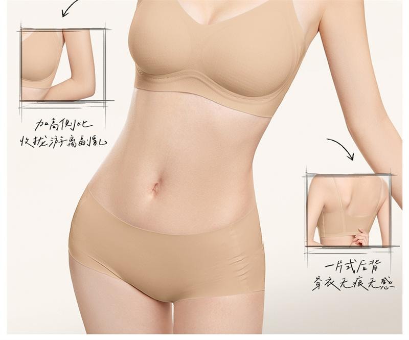 【中国直邮】 SecretWorld 无痕内衣女小胸聚拢隐形肤色粉底液细肩带 隐形肤 1条装 S码