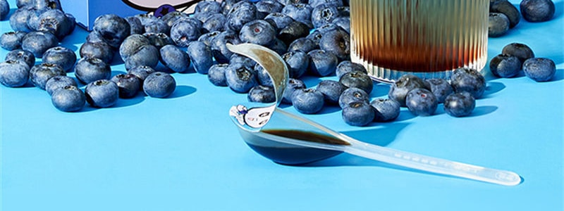小碗良食 炯炯原榨蓝莓萃 一勺蓝莓膏 满满花青素10支入【老少皆宜健康饮】