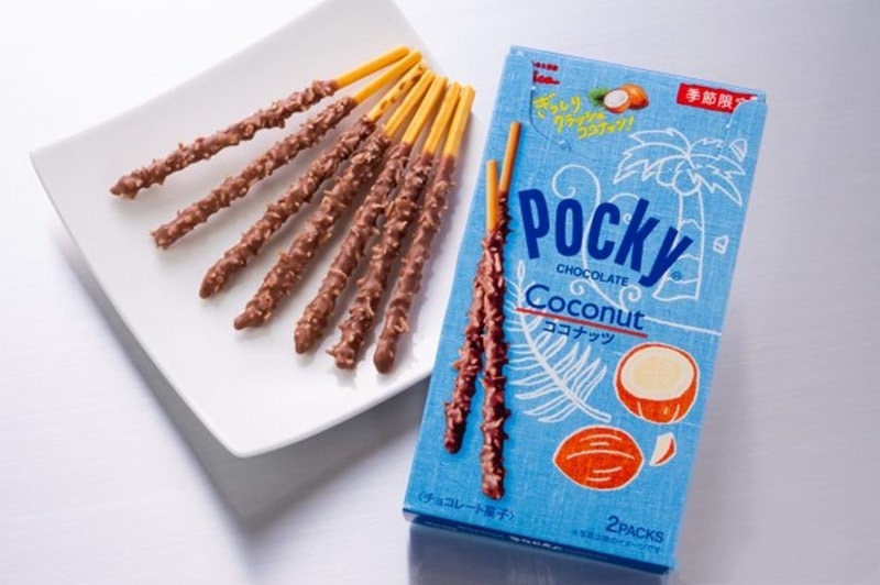 【日本直邮】日本格力高GLICO 百奇POCKY 期限限定 杏仁巧克力椰子味脆棒 58g