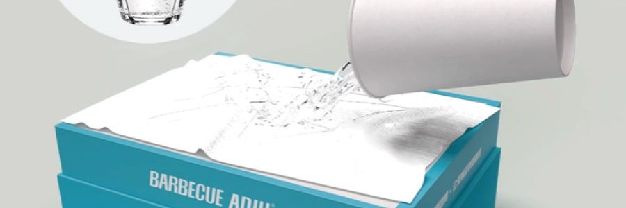 Adiu阿丟自烤 一次性烤肉爐 戶外烤肉架露營炊具 藍色經典款