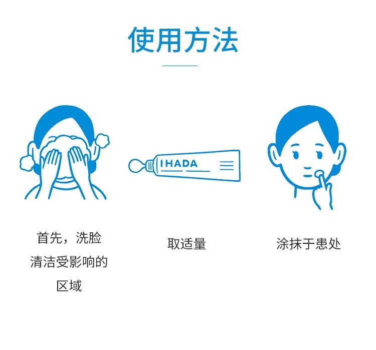 【日本直邮】IHADA 啫喱软膏型治疗药 粉刺/⼩脓疱对策 16g