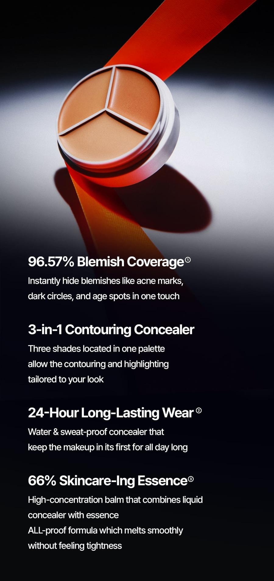 韓國 媞妃特 完美遮瑕膏 B01 校色 6ml