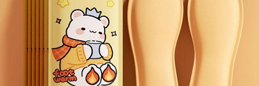 WECAN维康 暖足鞋垫小码 自发热鞋垫 脚底暖宝宝 35-39码通用 5对装【脚冷克星】