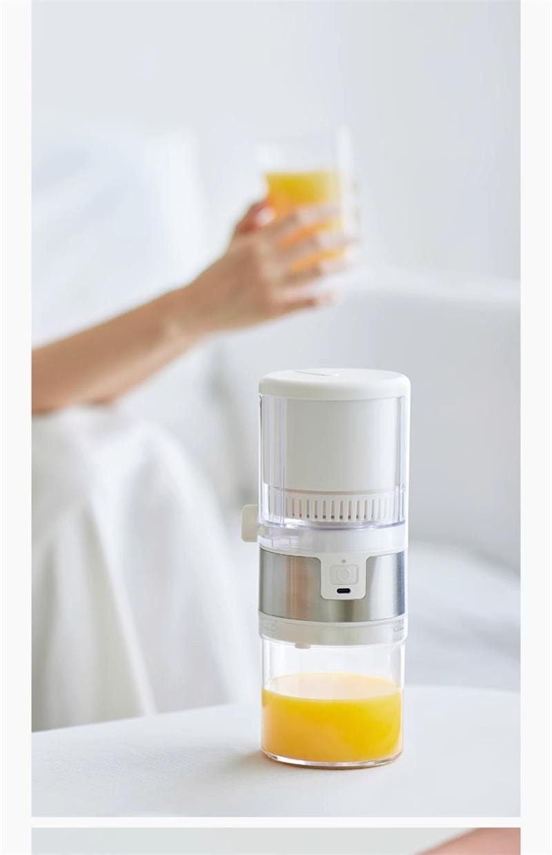 【中国直邮】 OLAYKS 立时榨汁机汁渣分离全自动小型电动无线便携 陶白色 1个装