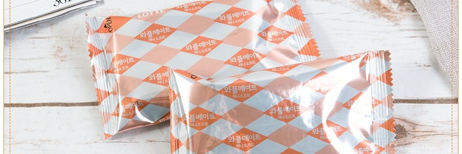 韓國LOTTE樂天 蜂蜜華夫酥脆餅乾 144g