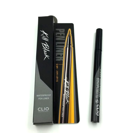 CLIO kill black waterproof pen liner  BLACK