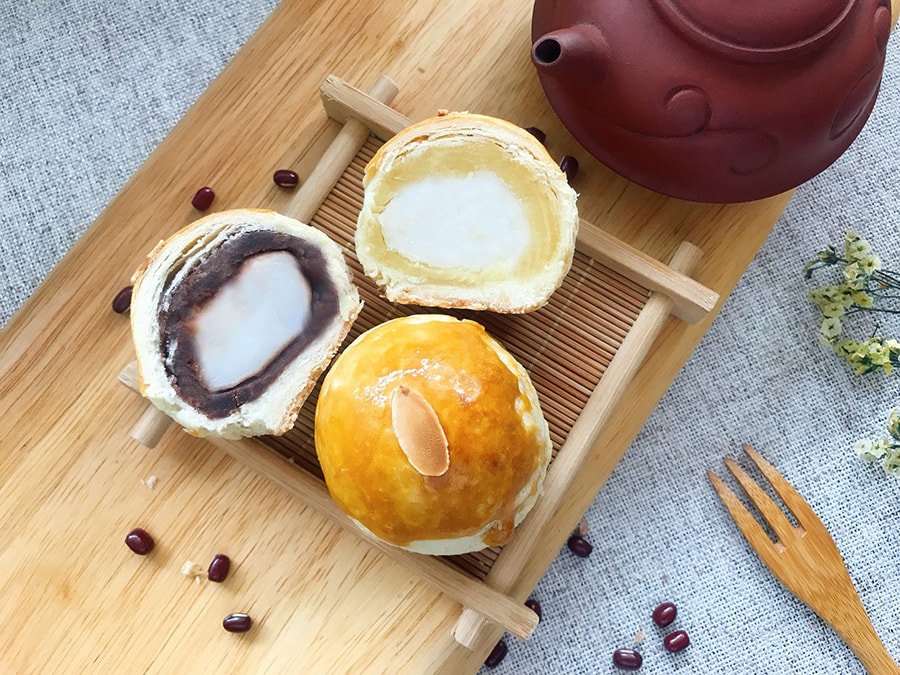 [Taiwan Direct Mail] Katsu House Private Brand 2 Flavor Mochi pastry*Mix Nut Tart*Almond Tuiles【Give free gift】