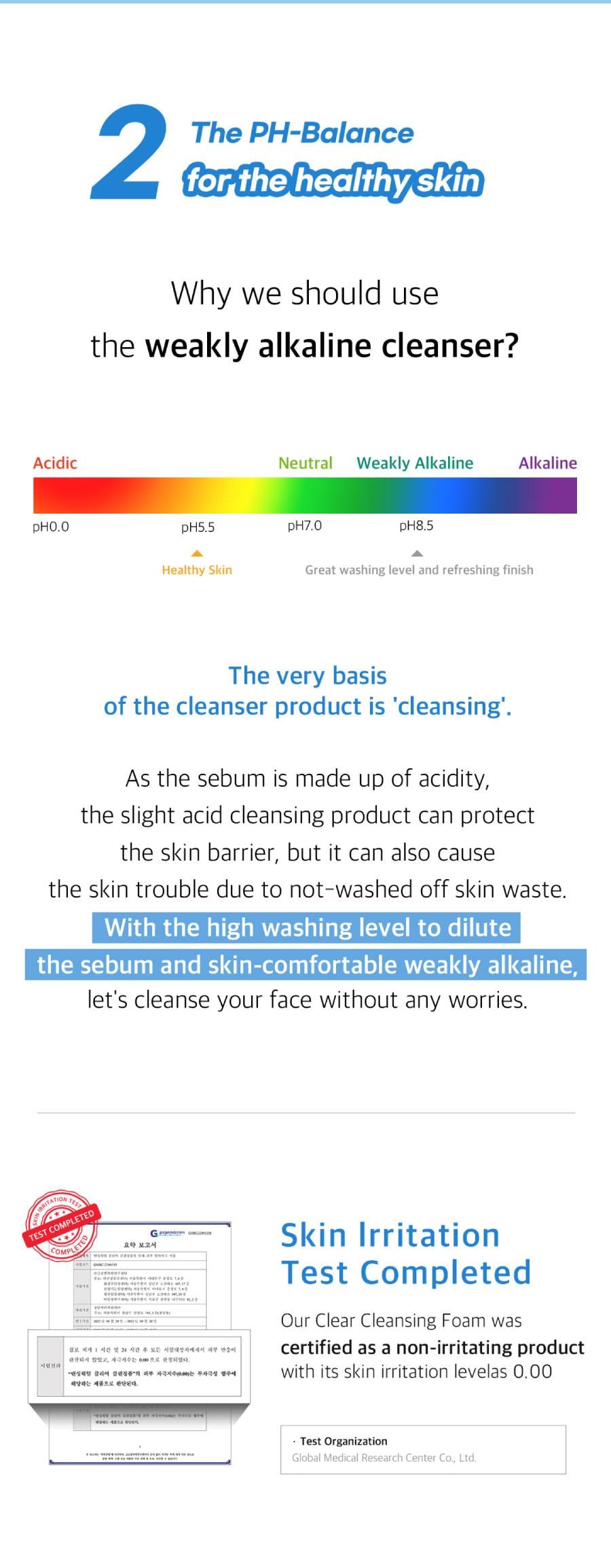 韓國 Dancing Whale 清透潔面泡棉雙件組 – 每瓶120毫升