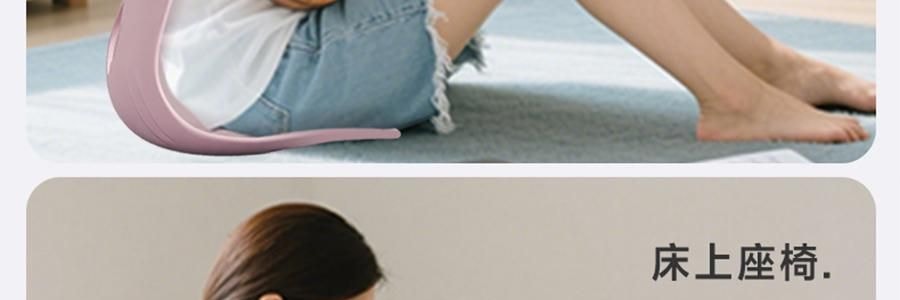 BKT 人體工學護腰坐墊靠背 久坐神器坐姿托 多種椅子適用 加大版丁香紫 422*362*310mm 【楊冪同款 故宮聯名】