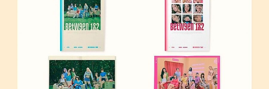 韩国MAKESTAR K-pop专辑 Twice [BETWEEN 1&2] 4款样式随机【赠1套照片卡】