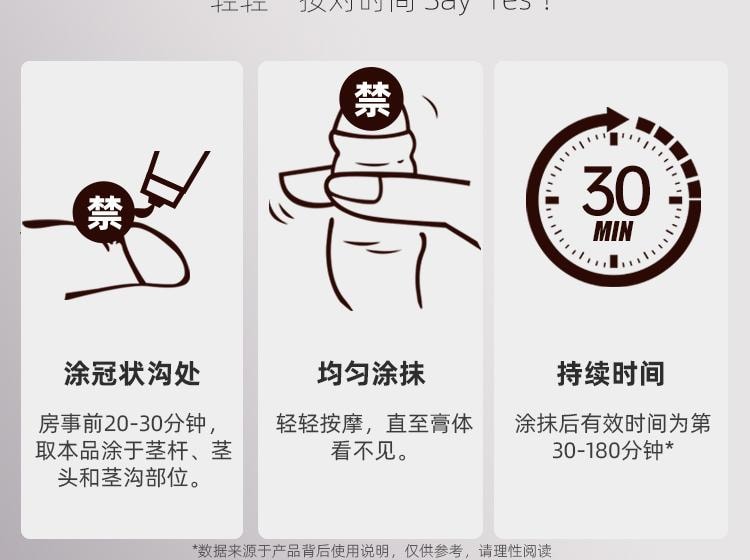 【中國直郵】 NBB 男用延時情趣膏8g成人用品男非噴劑持久不射男用