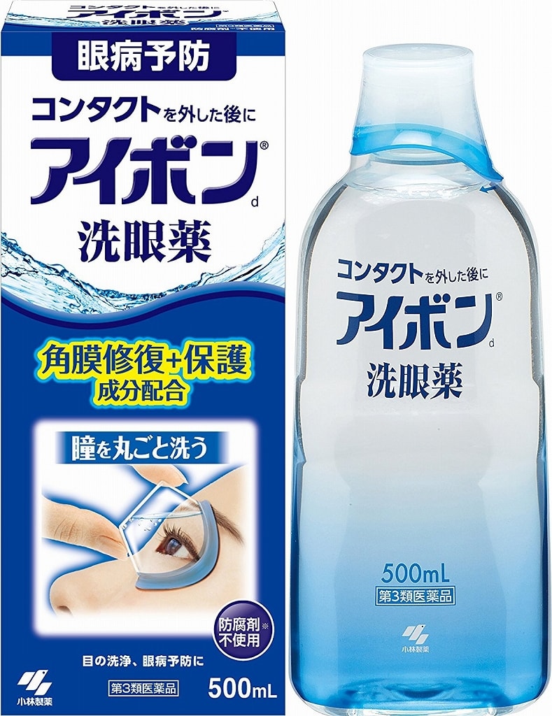  Seiyaku Eyebon D Eye Wash Liquid 500ml Made in JAPAN