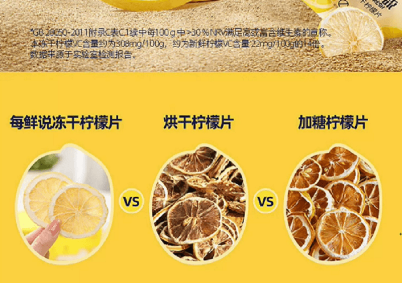 中國 眾智 新鮮急凍 高品質冷凍乾燥檸檬片 水果茶 40 克(果肉原色 無發黑變色) 冰紅茶