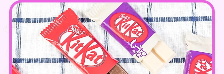 日本NESTLE雀巢 KitKat 夹心威化巧克力 原味 14枚入+酱油风味 3枚入 197g