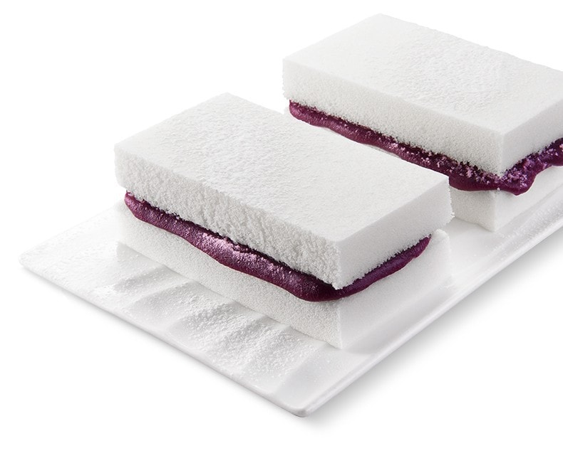 新鮮出爐 空運直達 貝夫 吐司蒸米糕 紫薯夾心米糕 散裝 5連包 約50g*5 薇婭推薦 輕甜不膩