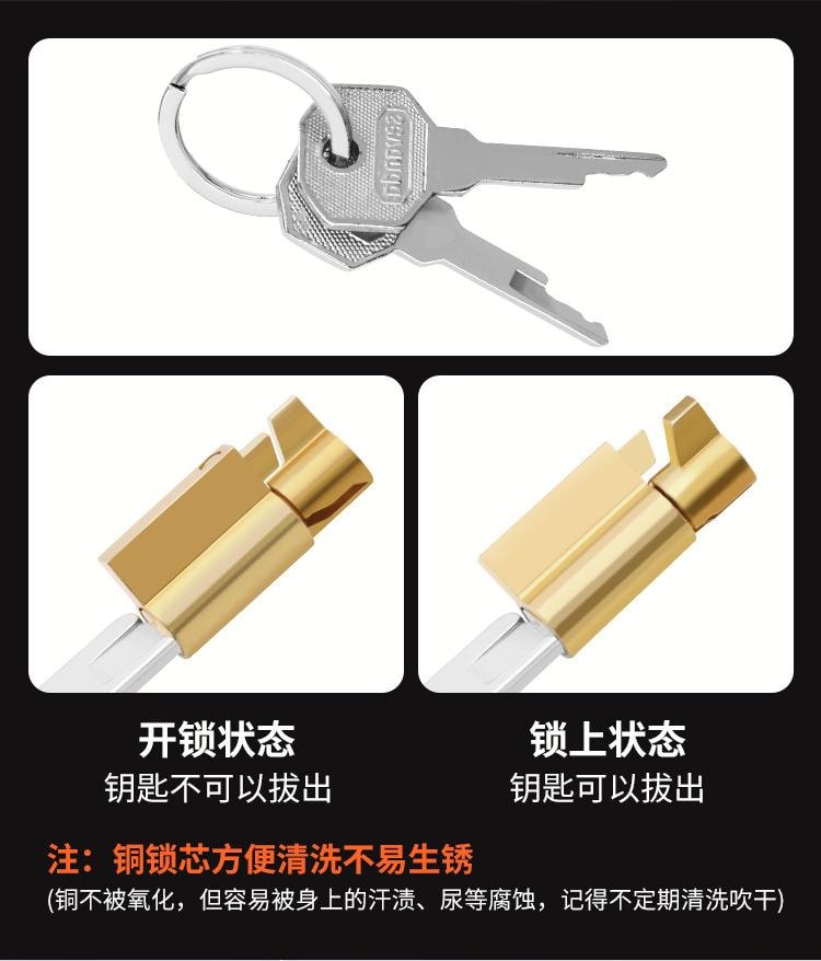 【中國直郵】 謎姬 卡扣甲龍貞操鎖sm男用暗鎖鳥籠禁錮陰莖鎖貞潔禁慾短款1個裝