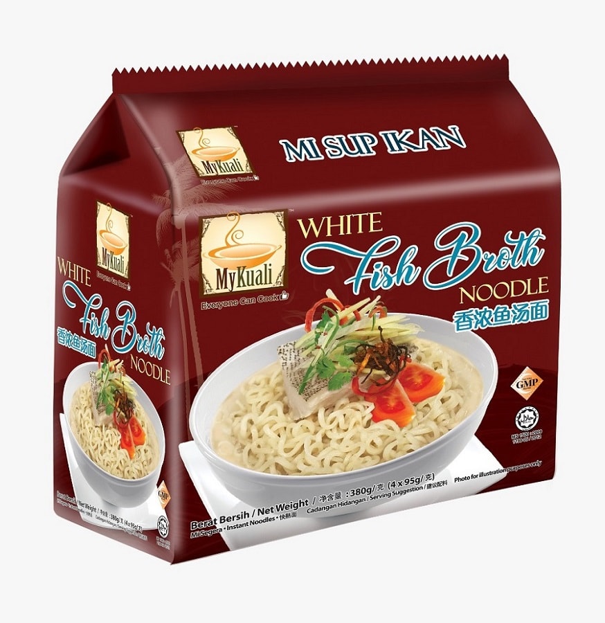 Penang Mykuali White Fish Broth Noodle 4pcs