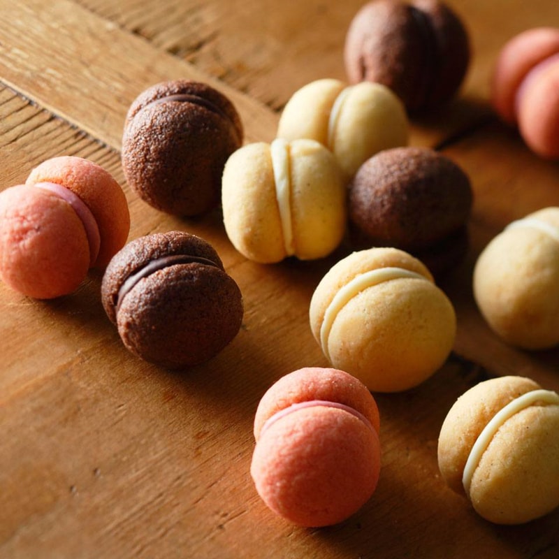 【日本直郵】DHL直郵3-5天 日本甜點名店 SUZETTE 三種口味馬卡龍巧克力夾心球 6個裝 已改包裝
