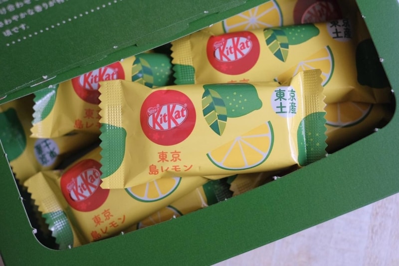 【日本直邮】 KIT KAT地域限定 东京小笠原岛限定 岛柠檬味巧克力威化 10枚装