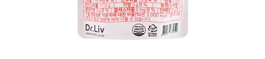 韓國DR.LIV 低糖低卡魔芋果凍 蘋果口味 150g 代餐 膳食補充品 滿滿的飽足感