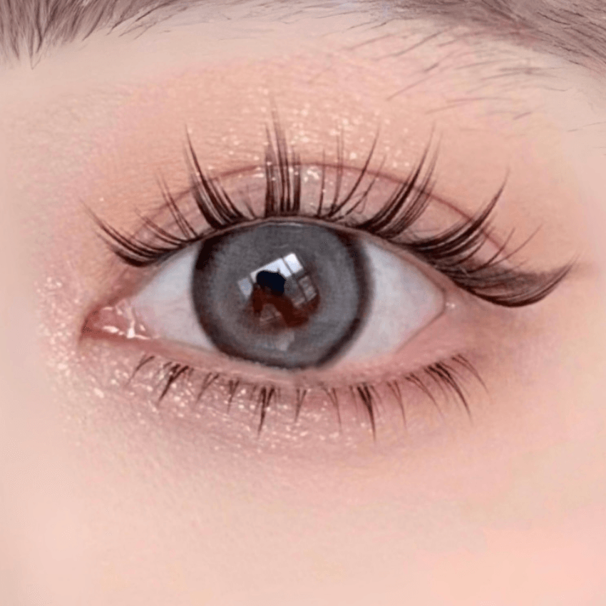 Ninetynine Dreams 猫耳下睫毛 上镜存在感强放大双眼减龄必备透明梗下睫毛 6-7mm 【新手友好下睫毛】