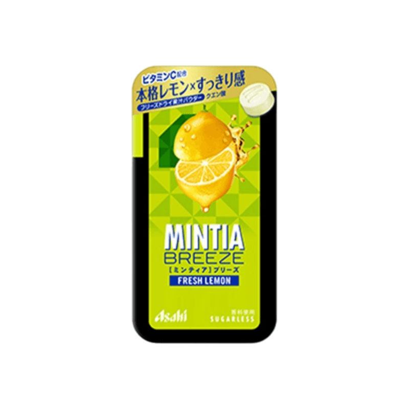 日本 ASAHI MINTIA 维C糖果 薄荷糖 清新柠檬味  30粒
