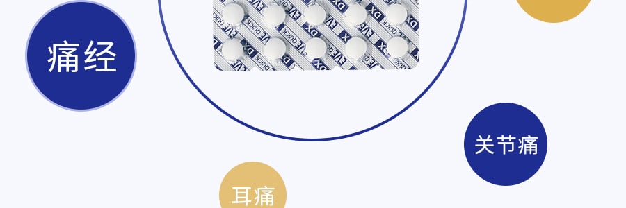 日本SS PHARMACEUTICAL白兔製藥 EVE QUICK 頭痛藥DX 40粒【止痛全能王】