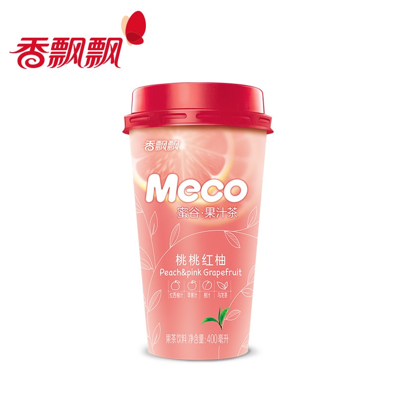 MECO Peach Yuzu Fruit Tea 400ml